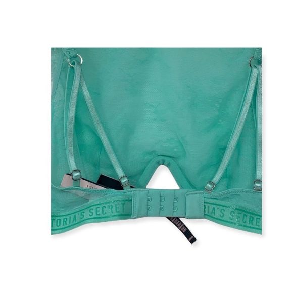 Victoria’s Sectet Sz 34A Teal Sheer Bra NWT - Picture 5 of 6